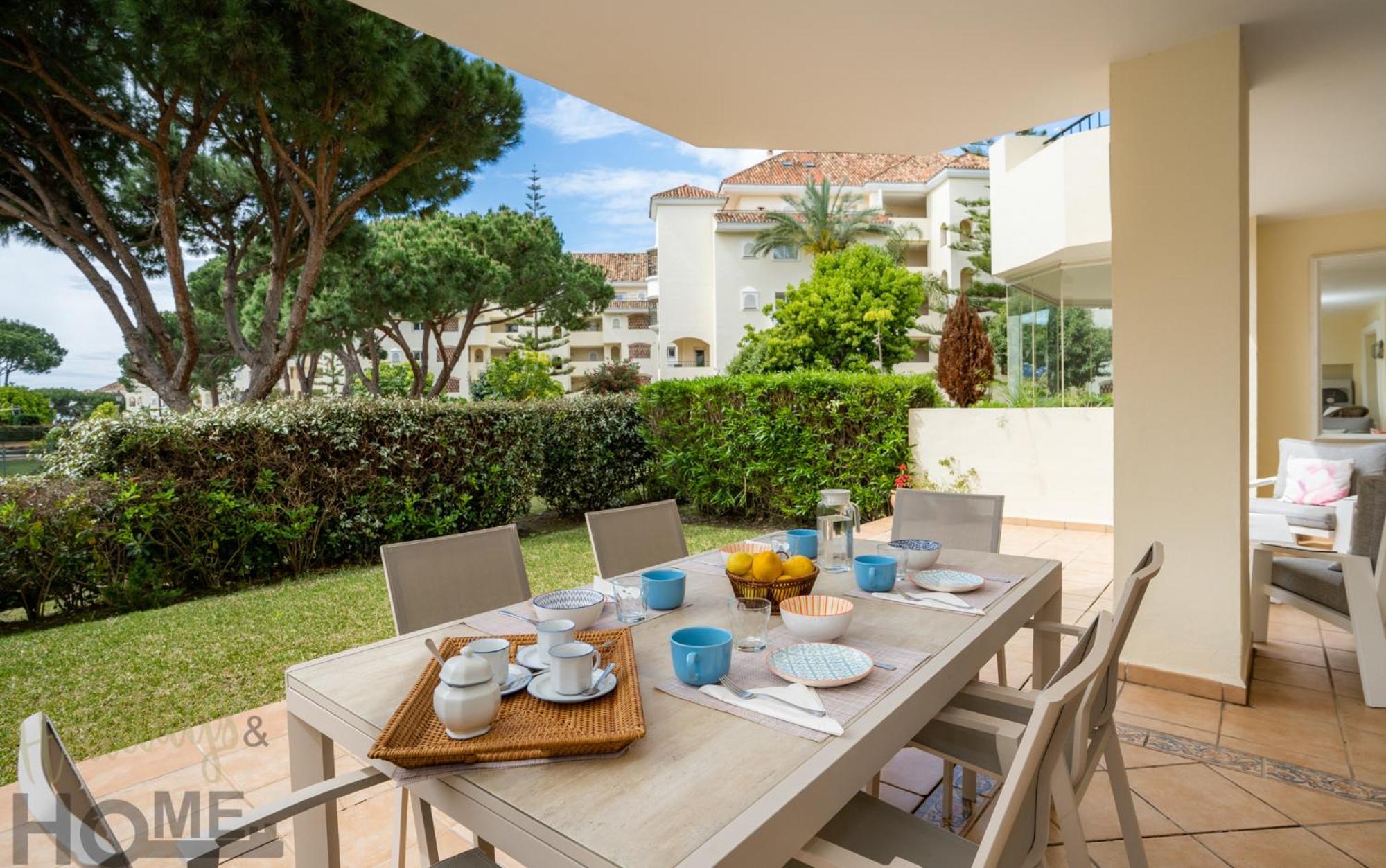 Hacienda Playa Elviria 300 M Playa,Jardin , 2 Hab ,Marbella Apartment Exterior photo